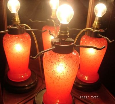 John Deacons glass lampbases