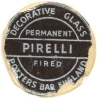 Pirelli label round