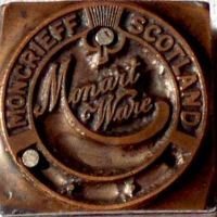 Monart glass ware label type W4