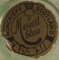 Monart glass label type G1
