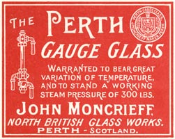 Moncrieff Gauge Glass advert