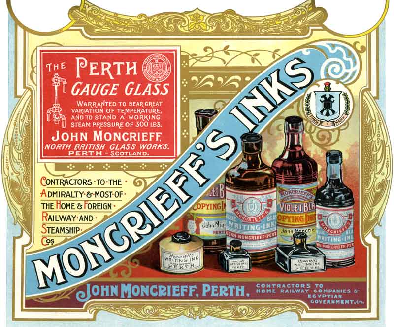 John Moncrieff Glassworks Ink Advert