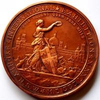 John Moncrieff International exhibition medal 1879