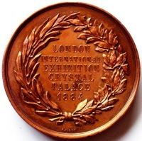 John Moncrieff International exhibition medal 1884