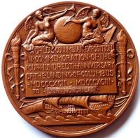 John Moncrieff International exhibition medal 1892