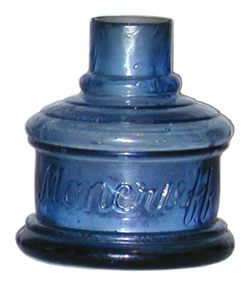 Moncrieff shear top ink bottle cobalt