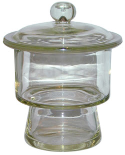 Moncrieff glass Scheibler Pattern Desiccator 6 inch