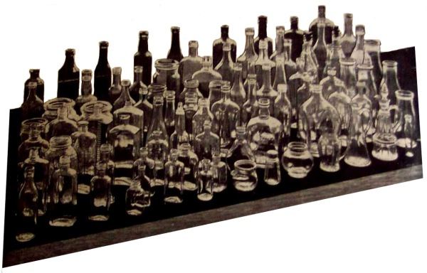 Moncrieff Glass Monish Machine Bottles