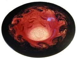 Ysart Glass Style Bowl by Peter McDougall