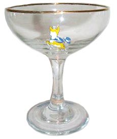 Nazeing Babycham Glass