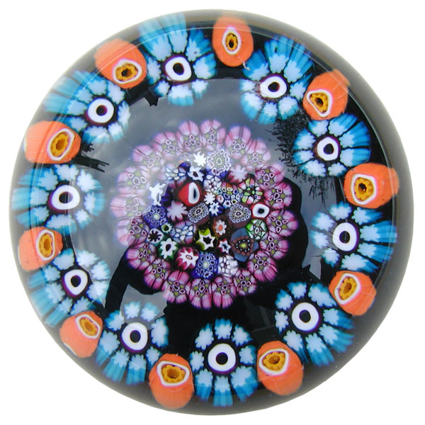 Monart Paul Ysart labelled paperweight