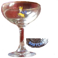 Vasart Babycham glass D003