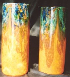 Monart Glass - The Jean Ysart vases