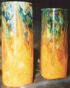 Monart Glass - The Jean Ysart vases