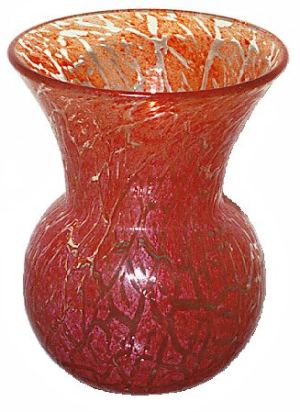 Vasart Glass Cloisonné Vase