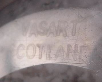 Vasrt signature, probably faked.